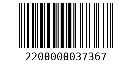 Штрихкод 2200000037367