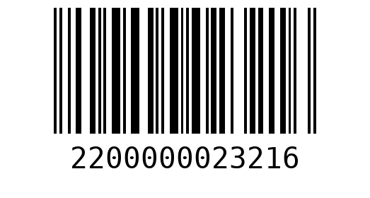 Штрихкод 2200000023216