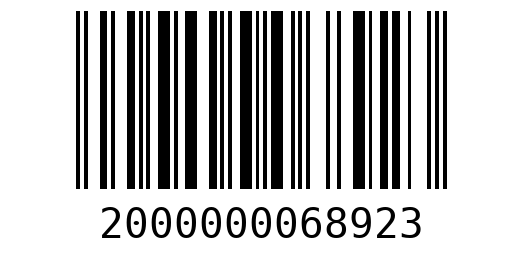 Штрихкод 2000000068923