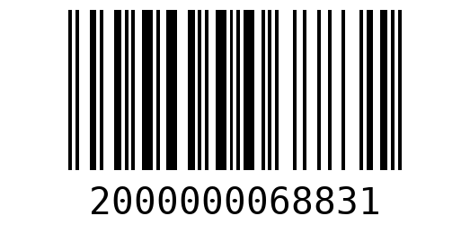 Штрихкод 2000000068831