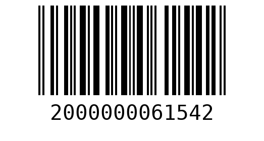Штрихкод 2000000061542