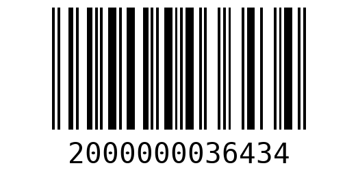 Штрихкод 2000000036434