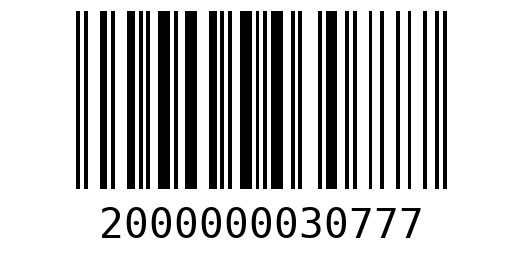 Штрихкод 2000000030777