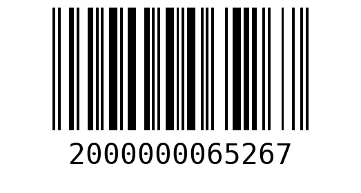 Штрихкод 2000000065267