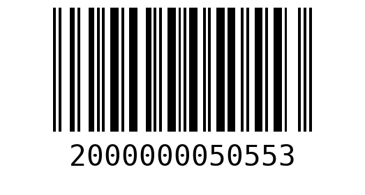 Штрихкод 2000000050553