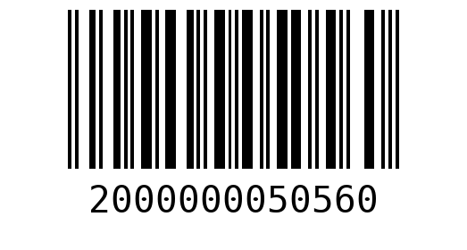 Штрихкод 2000000050560