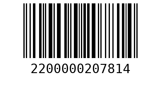 Штрихкод 2200000207814