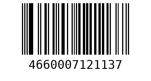 Штрихкод 4660007121137