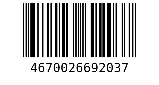 Штрихкод 4670026692037