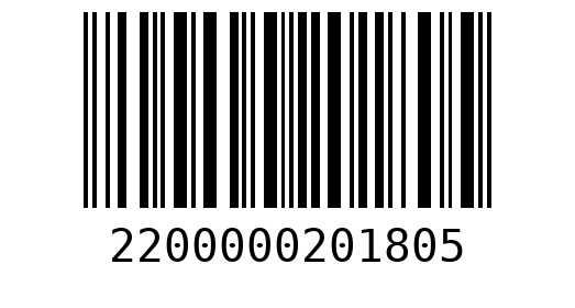Штрихкод 2200000201805