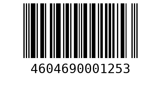 Штрихкод 4604690001253