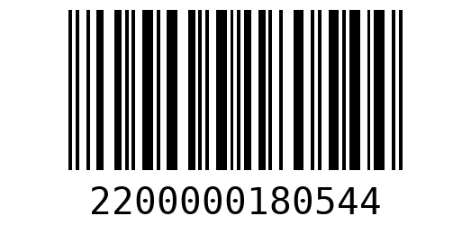 Штрихкод 2200000180544