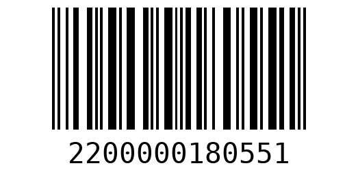 Штрихкод 2200000180551