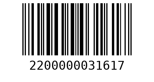 Штрихкод 2200000031617