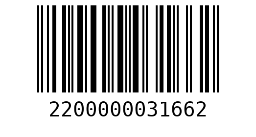 Штрихкод 2200000031662