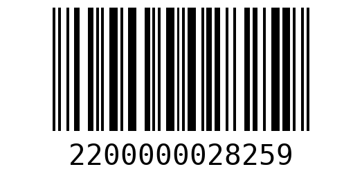 Штрихкод 2200000028259