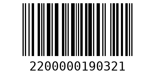 Штрихкод 2200000190321