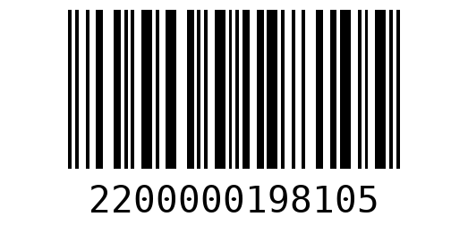 Штрихкод 2200000198105