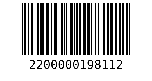 Штрихкод 2200000198112