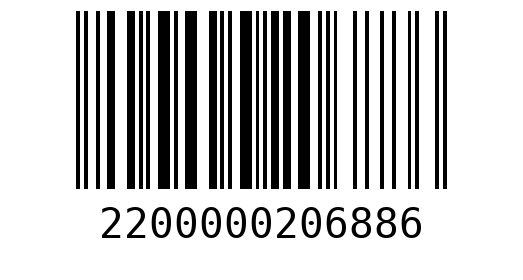 Штрихкод 2200000206886
