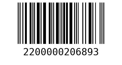 Штрихкод 2200000206893