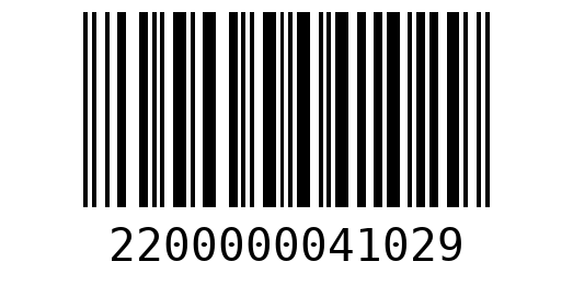 Штрихкод 2200000041029