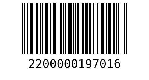 Штрихкод 2200000197016