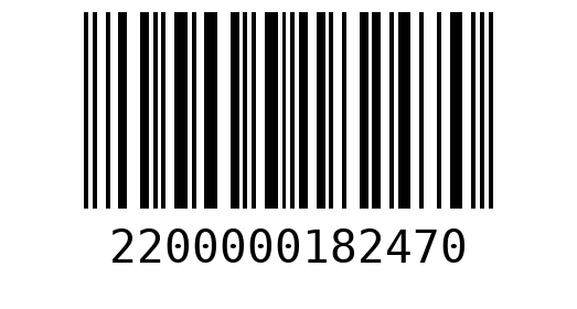 Штрихкод 2200000182470