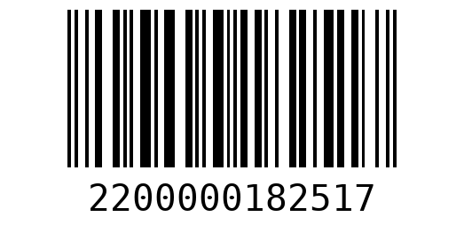 Штрихкод 2200000182517