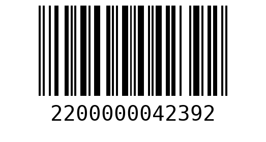 Штрихкод 2200000042392
