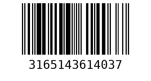 Штрихкод 3165143614037