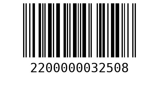 Штрихкод 2200000032508