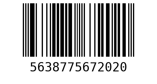 Штрихкод 5638775672020