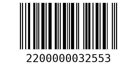 Штрихкод 2200000032553