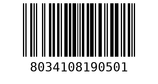 Штрихкод 8034108190501