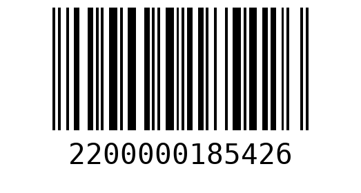 Штрихкод 2200000185426