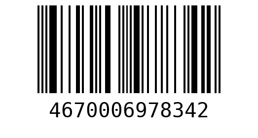 Штрихкод 4670006978342