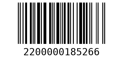 Штрихкод 2200000185266