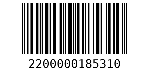 Штрихкод 2200000185310