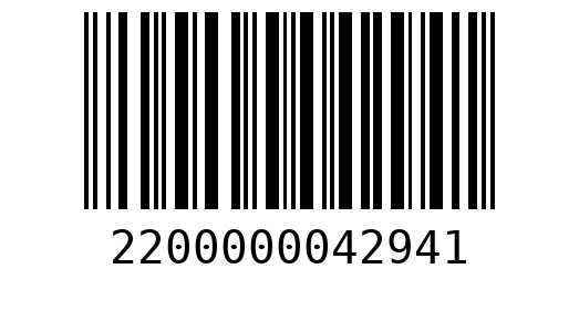 Штрихкод 2200000042941