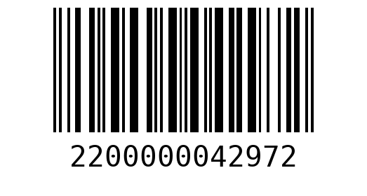 Штрихкод 2200000042972