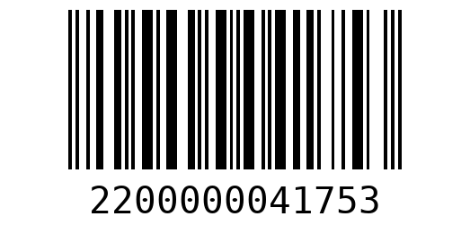 Штрихкод 2200000041753