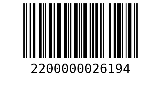 Штрихкод 2200000026194