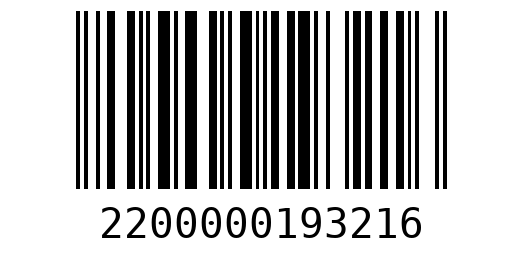 Штрихкод 2200000193216