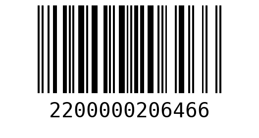 Штрихкод 2200000206466