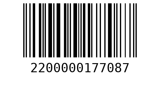 Штрихкод 2200000177087