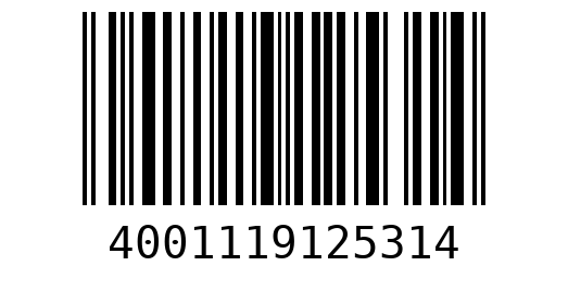 Штрихкод 4001119125314
