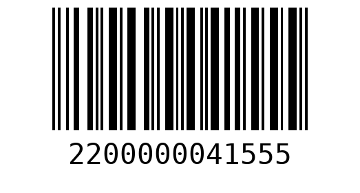 Штрихкод 2200000041555