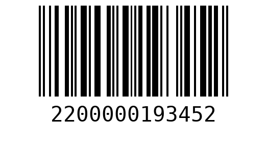 Штрихкод 2200000193452