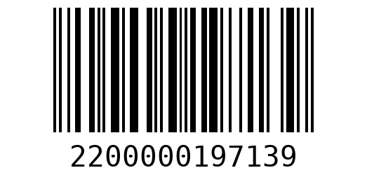 Штрихкод 2200000197139